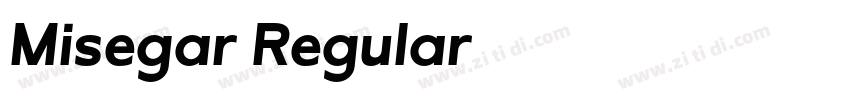 Misegar Regular字体转换